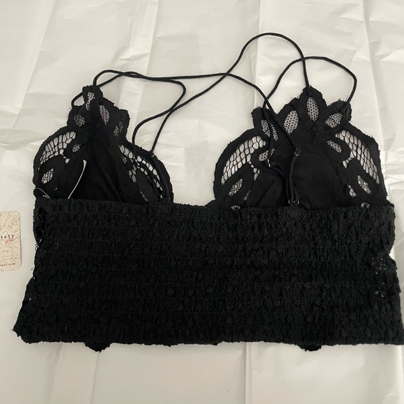 NWT Free People Bohemian Adella Bralette in Black - Picture 15 of 15